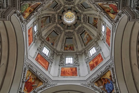 Dome of the Salzburg Cathedral (Salzburger Dom), Austria