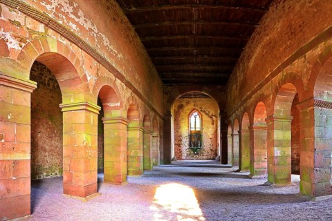 The Gotthard ruins are an attraction in the town of Amorbach