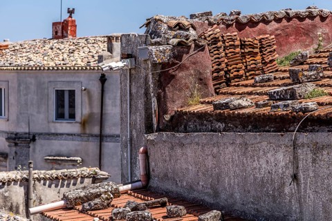 Scenic sight in Monte Sant'Angelo, ancient village in the Province of Foggia, Apulia (Puglia),
