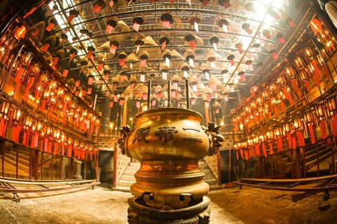 Hong Kong Man Mo Temple. Shooting Location: Hong Kong Special Administrative Region