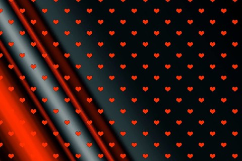 Valentine's Day template with heartsfor banners, inviations, advertisements, cards