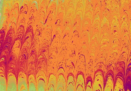 Beautiful marbled Ebru art texture for poster, print or cover design