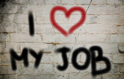 I Love My Job Concept