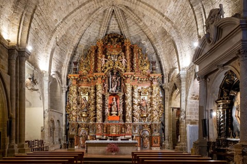 Church of Santa Maria de la Corona, main altarpiece, Ejea de los Caballeros, Cinco Villas,