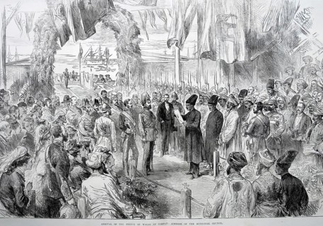 Royalty on Tour Arrival of the Prince of Wales at Bombay Address of the Municipal Council, Bombay