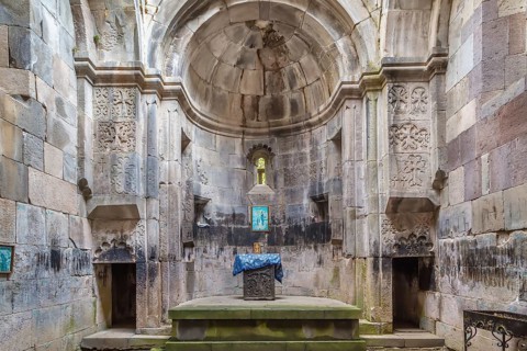 Altar of the St Grigor Church of Jukhtak Vank Monastery, Armenia