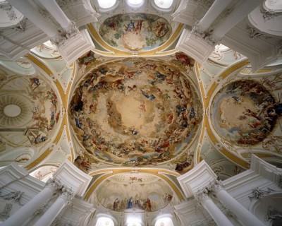 View into the crossing dome, St., Sankt, Saint