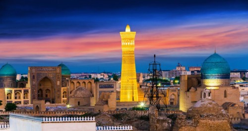 View of the Historic Centre of Bukhara, Uzbekistan