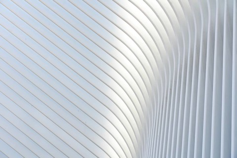 New York, United States of America, September 19, 2019: Exterior view of the roof structure of the