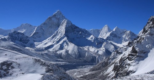 Popular climbing peak Ama Dablam