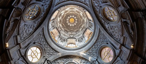 Turin, Italy - Circa August 2021: the Chapel of the Shroud, 1694 by Guarini. One of the most