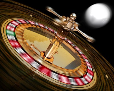 high resolution 3D rendering of a roulette concept