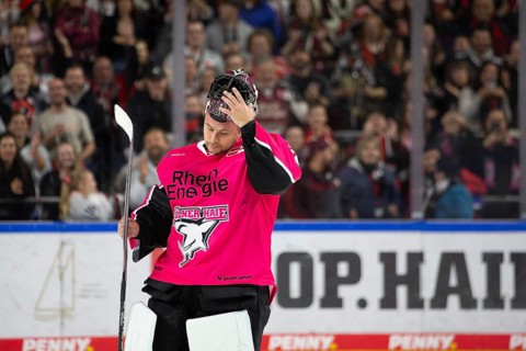 LanxessArena, Cologne, North Rhine-Westphalia, Julius Hudacek (Cologne Sharks, #35), PENNY DEL,
