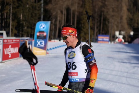 No medal, but a strong seventh place: Philipp Horn (Eintracht Frankenhain) after the individual
