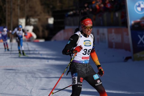 No medal, but a strong seventh place: Philipp Horn (Eintracht Frankenhain) after the individual