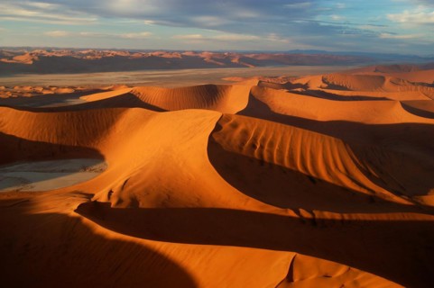 Africa, Namibia, Sand dunes of Sossusvlei, Structures
