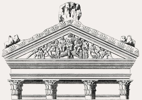 The Temple of Jupiter Optimus Maximus, or Temple of Jupiter Capitolinus, Ancient Rome,