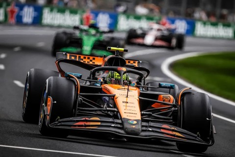 Lando Norris of Great Britain drives the McLaren Formula 1 Team MCL39 during the Australian Formula