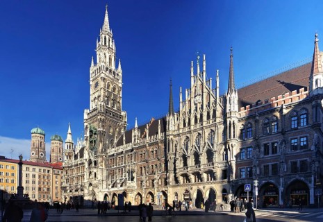 Munich Marienplatz, Bavarian, Germany