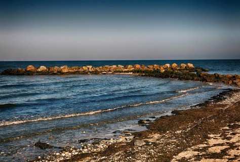 Heidkate beach near Laboe, Schleswig Holstein