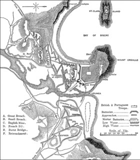 Siege of San Sebastián, 7 July – 8 September 1813, Peninsular War, From British Battles on Land and