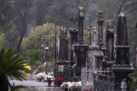Soller cemetery, Mallorca, Balearic Islands, Spain