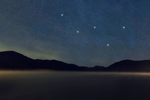 Cassiopeia star constellation, Night sky, Cluster of stars, Deep space, Cassiopeia Chair