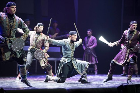 Belarus, the city of Gomel, 23.03.2017. Concert of Georgian National Ballet Sukhishvili