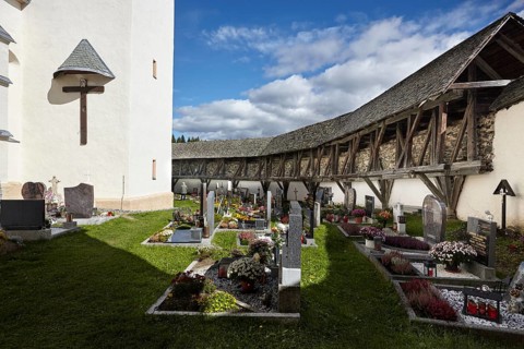 Diex fortified church cemetery, Carinthia, Austria