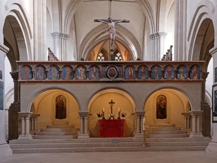 In the Naumburg Cathedral of St Peter and Paul. Naumburg, Saxony-Anhalt, Germany