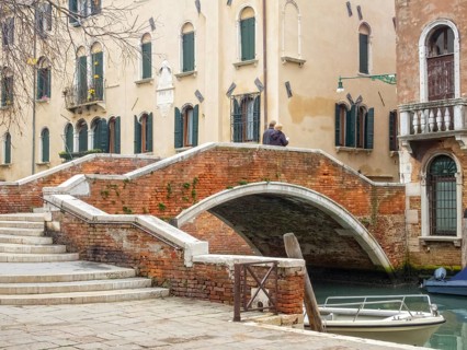 Ponte dei Gesuiti (Jesuit Bridge) on the Rio de Santa Caterina is just one of the hundreds of