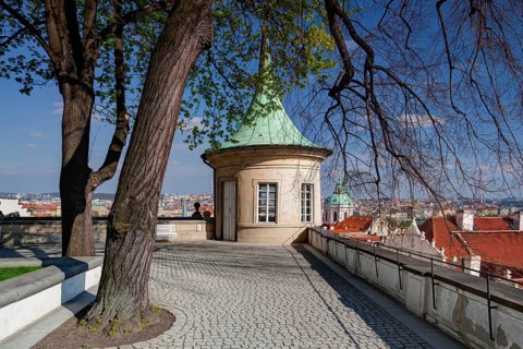 View from Garden of Paradise near Prague Castle - HDR Photo