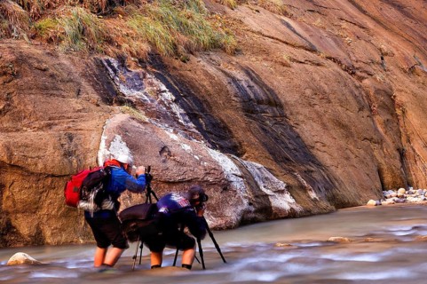 Narrows riverside walk Zion National Park