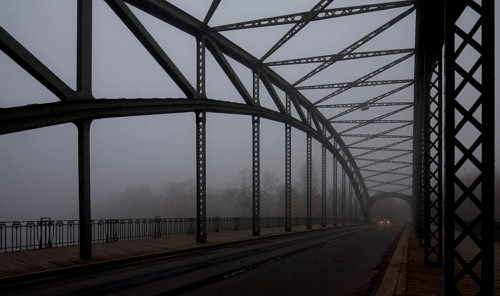 Oblique view of the carriageway level, built 1903-1904