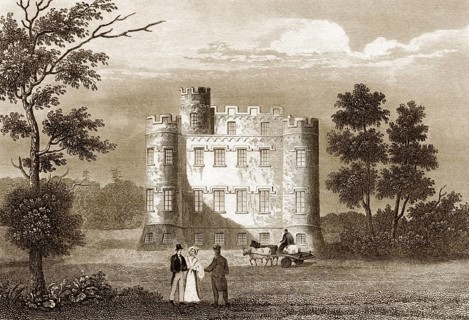 Monzie Castle, Perth und Kinross, Schottland, Großbritannien, 19.