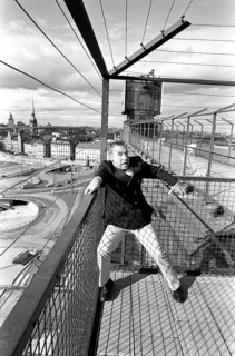 Mel Brooks. American filmdirector and actor born 1926. Pictured 1974 when visiting Sweden and the