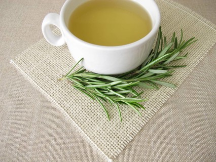 Rosemary tea, tea made from fresh rosemary