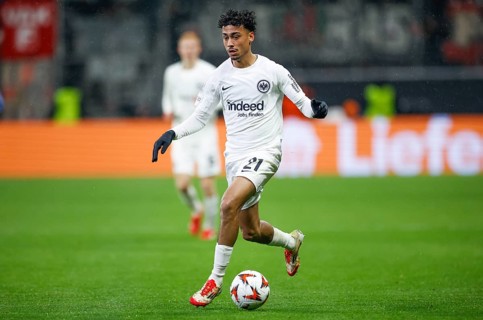 Football, Europa League, Round of 16 second leg, 2024/2025, Eintracht Frankfurt vs. Ajax Amsterdam,