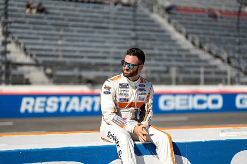 NASCAR Cup Series driver, COREY LAJOIE (51) of Concord, NC, prepares to practice for the Xfinity