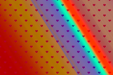 Valentine's Day template with heartsfor banners, inviations, advertisements, cards