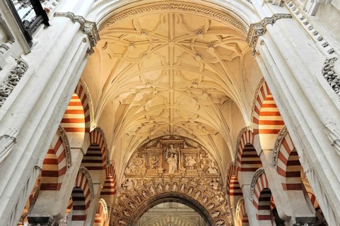 La Mezquita, Mosque, Cathedral of Cordoba, Cordoba, Andalusia, Spain, Europe, Imposing Gothic