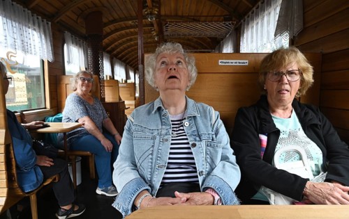 DEU, Germany, Sellin (Rügen) : The Workers' Welfare Organisation (AWO) has designed a trip to Rügen