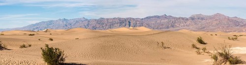 Scenic Mesquite Flat Sand Dunes in the Death Valley, USA