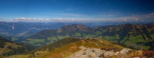Mountain view .The Alpbachtal is a valley in Tyrol, Austria.One of the most diverse skiing areas in