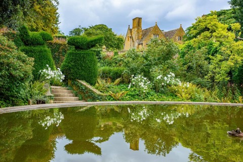 Hidcote Manor Garden in Cotswolds area, England, UK