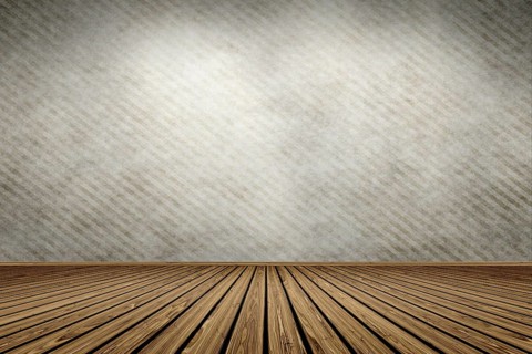 An image of an empty vintage room