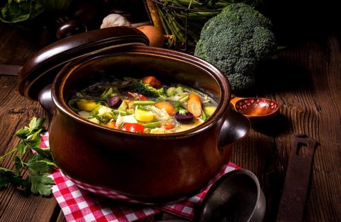 Light vegetable soup