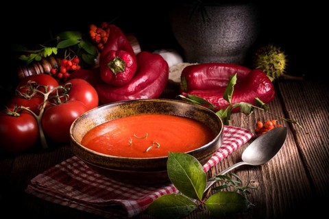 Rustic tomato soup