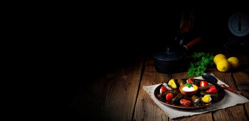 Yaprak Sarmas? rustic vine leaves filled with rice