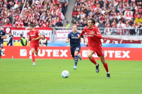 Merlin Röhl (SC Freiburg at the match of the 1st FBL: 24-25: 3rd Sptg. SC Freiburg - VfL Bochum DFL